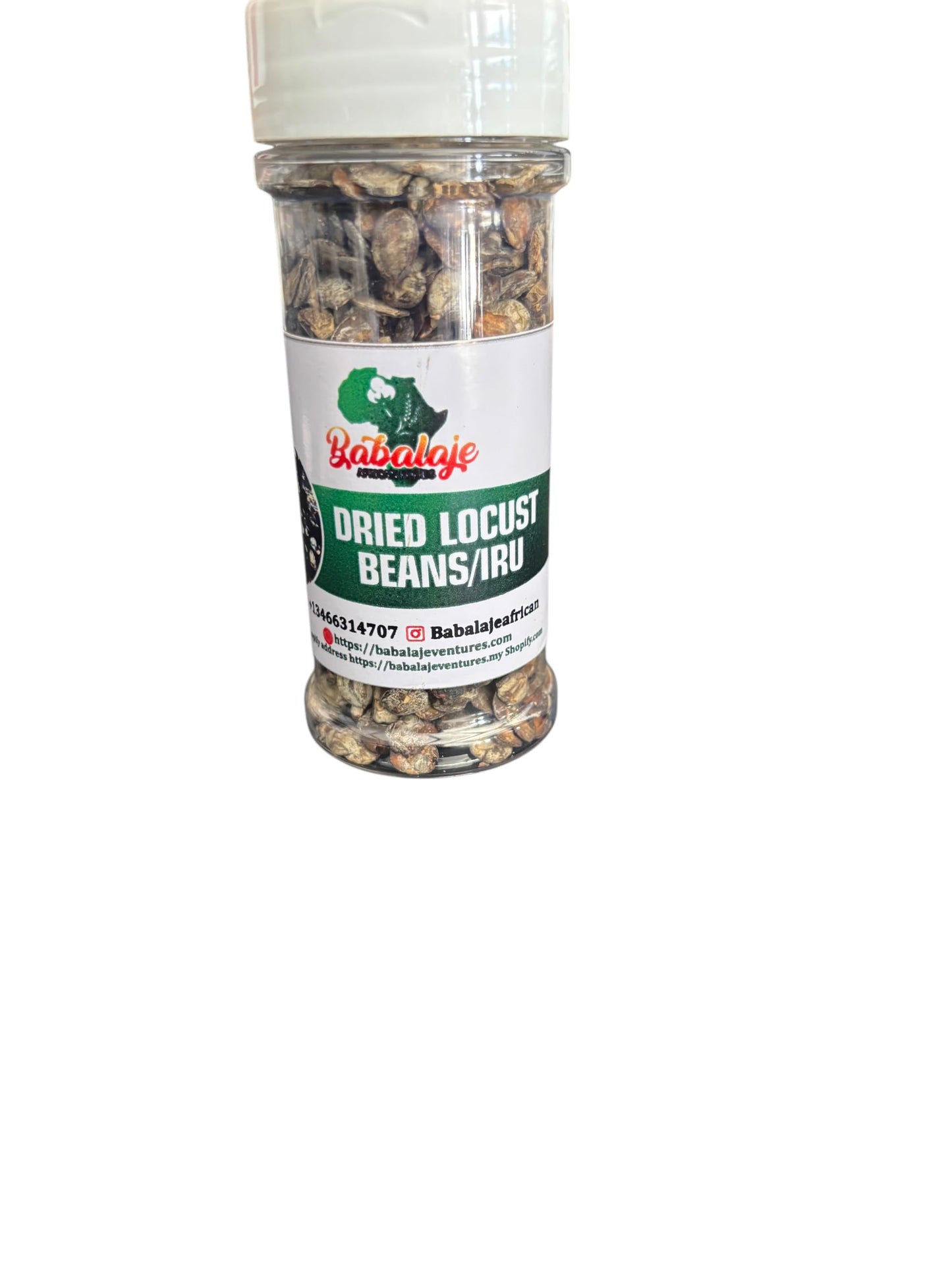 Babalaje Dried Locust Beans (Iru) – African Natural DawaDawa Seasoning – 3.8 oz | Authentic Fermented Locust Beans for Traditional Nigerian & West African Cuisine