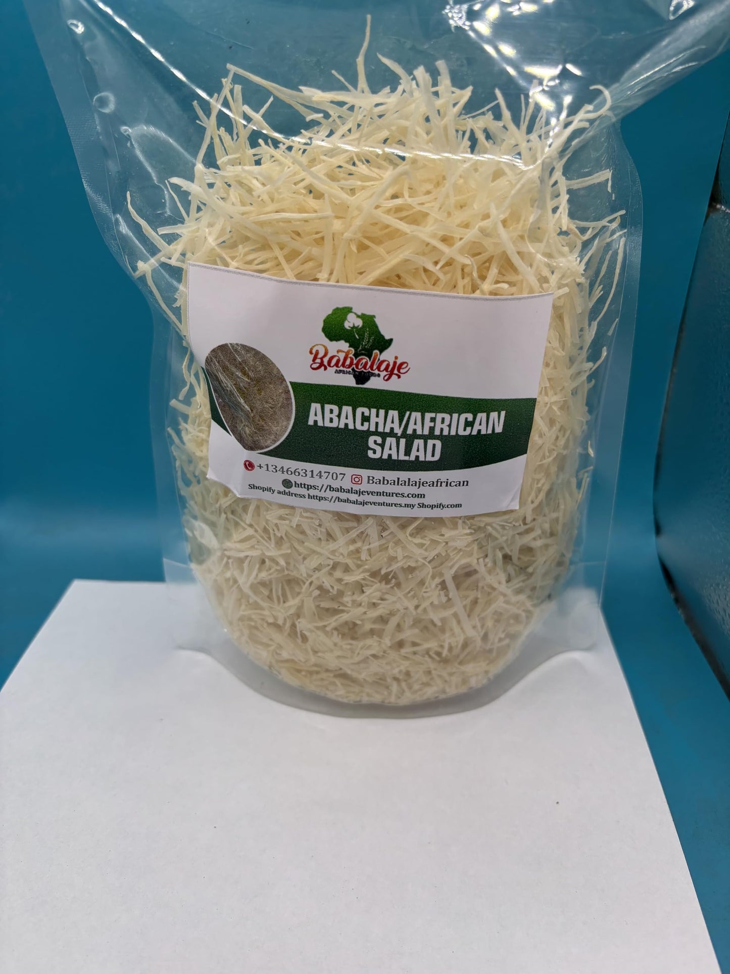 Babalaje Abacha African Salad, Shredded Cassava, Traditional African Food-220G