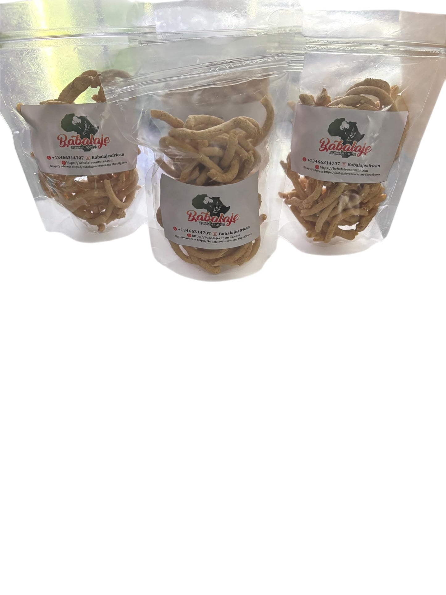 Babalaje African Kokoro Egba Traditional Snacks, 4 Packs, From Ogun State Nigeria