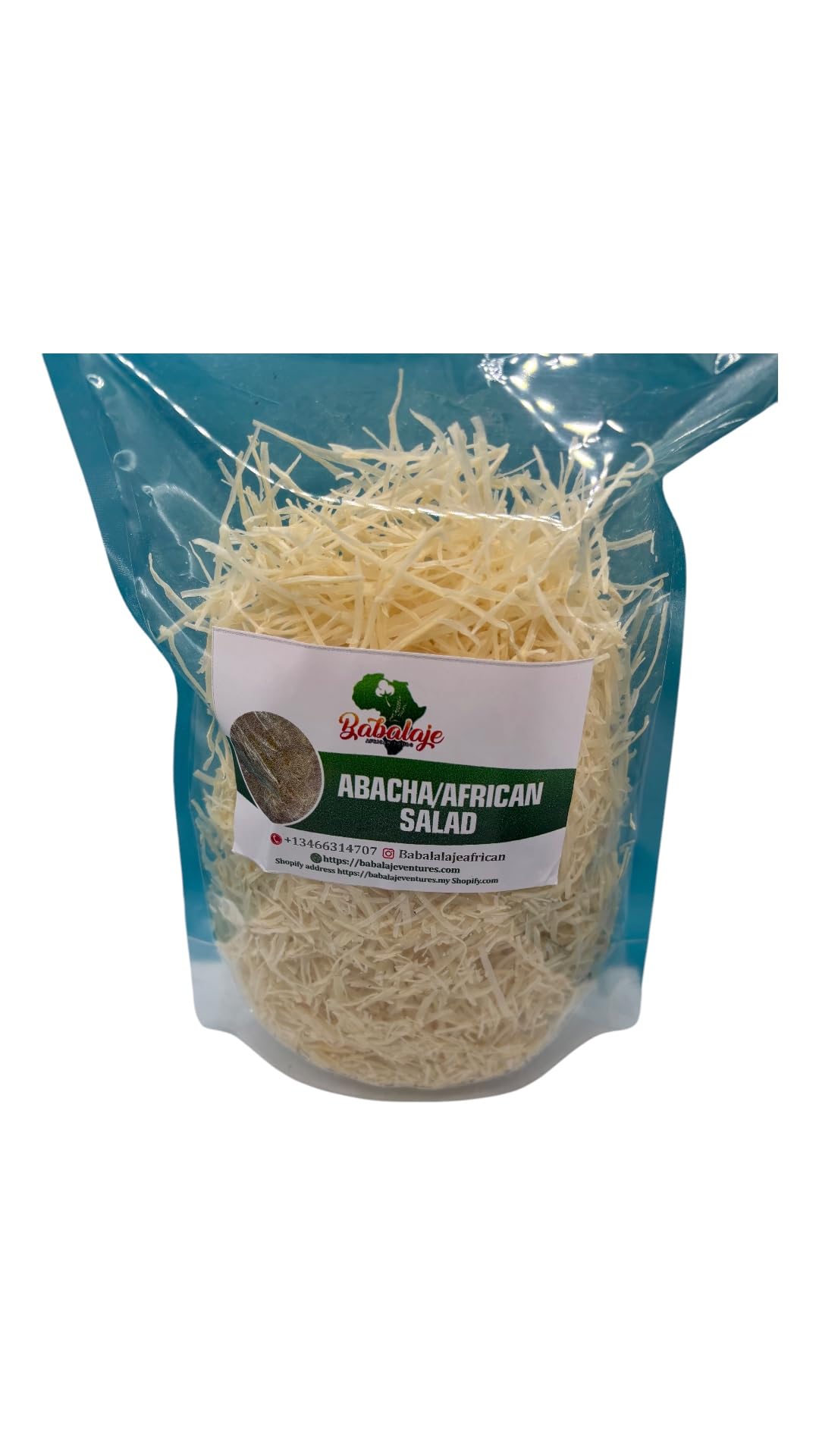 Babalaje Abacha African Salad, Shredded Cassava, Traditional African Food-220G