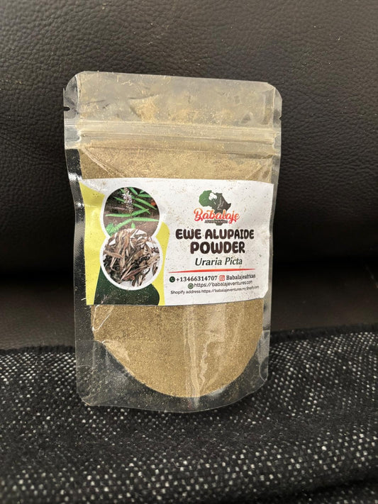 Babalaje Ewe Alupaida Powder, Uraria Picta, Traditional African Herbal-50G