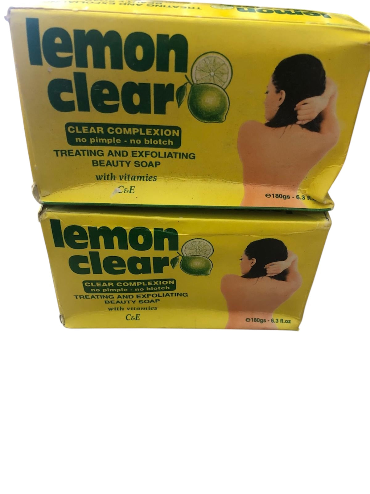 3 Bars Lemon Clear Bar Soap