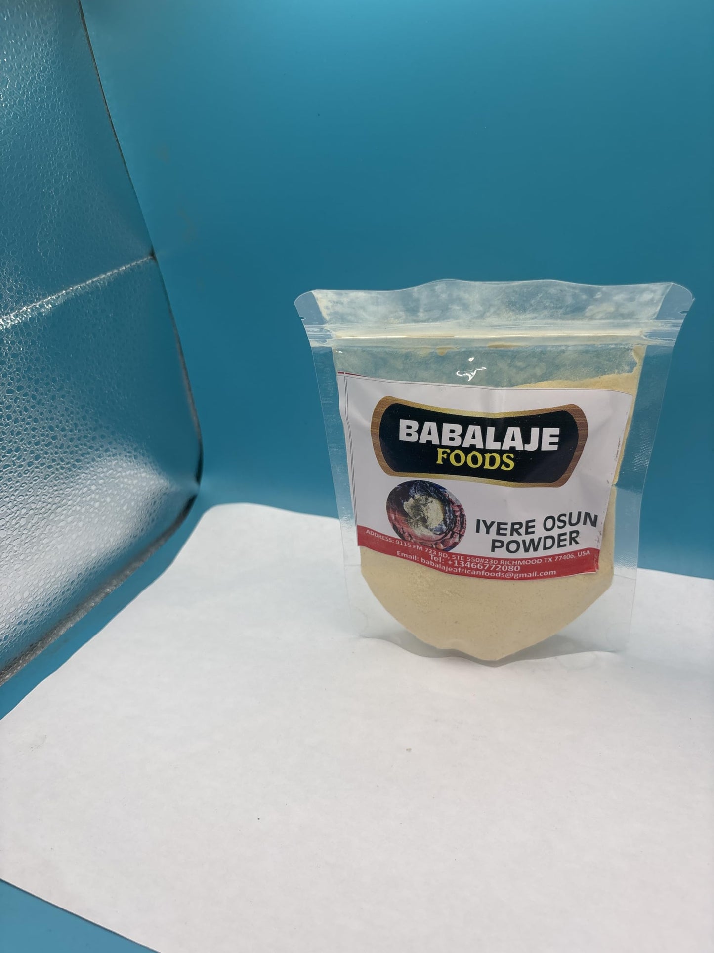 Babalaje Foods Iyere Osun Powder, Traditional Divination Powder from Nigeria, 60g